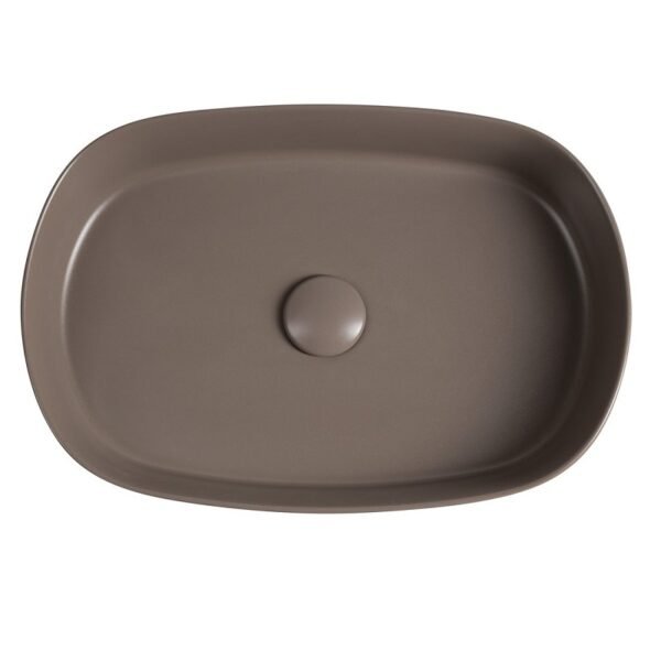 Pastatomas praustuvas Isvea ruda spalva Infinity 55cm TAUPE