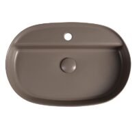 Pastatomas rudas Isvea praustuvas Infinity 60x40cm Taupe color