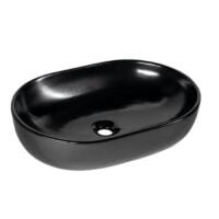 Juodos keramikos praustuvas Caleo 60cm