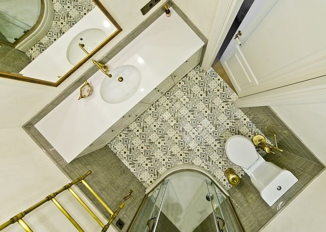 Klasikinis vonios kambario dizainas