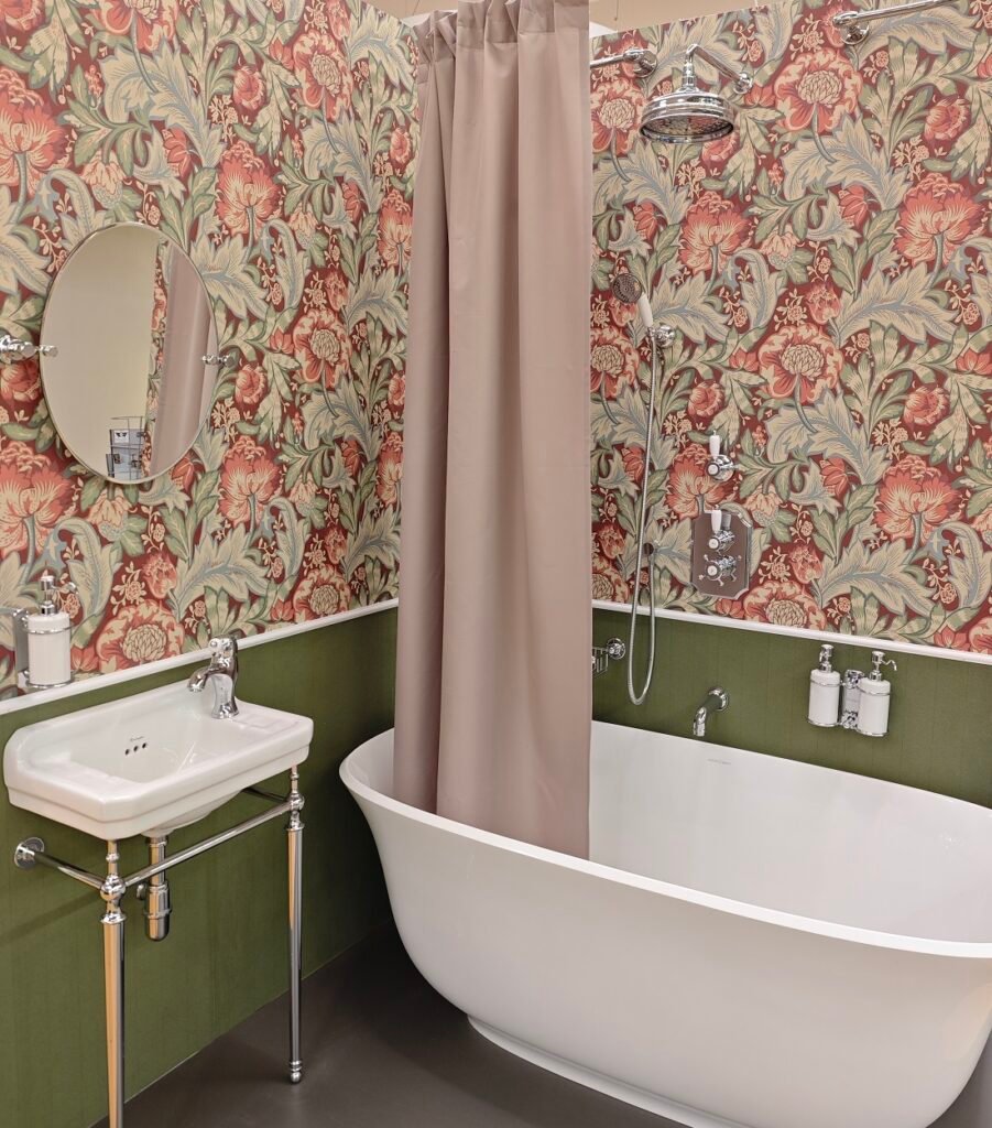 Dušo užuolaidos impregnuotas voninis audinys