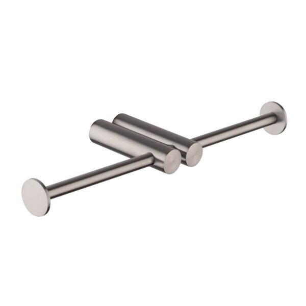 Dvigubas rankšluoščių wc popieriaus laikiklis nerūdijantis plienas FR232