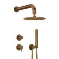 NQS_C9YK braižyto vario dušo sistema Deante Silia PVD