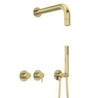 NQS_R0XK Dušo sistema Deante Silia braižytas auksas