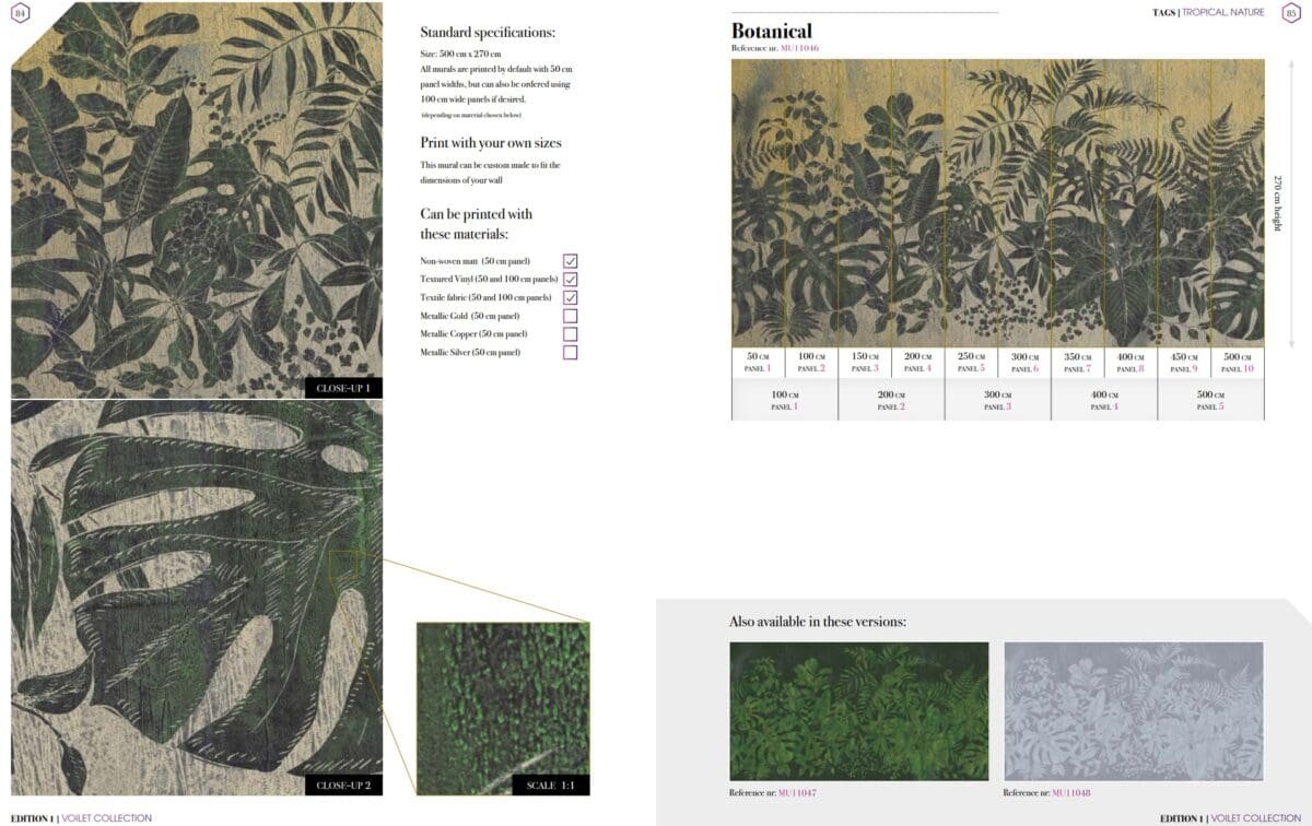 Muance Botanical MU11046 foto tapetai