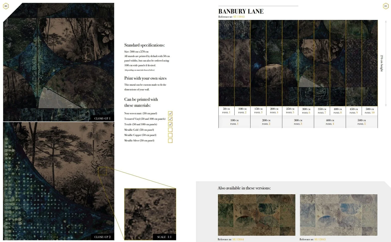 Skaitmeniniai fototapetai Muance Amber MU13043