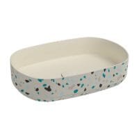 Spalvotas pastatomas praustuvas Terrazzo 55x36cm