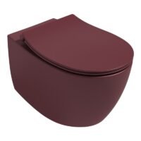 Bordinis unitazas Isvea Sentimenti Bordo Marron Red