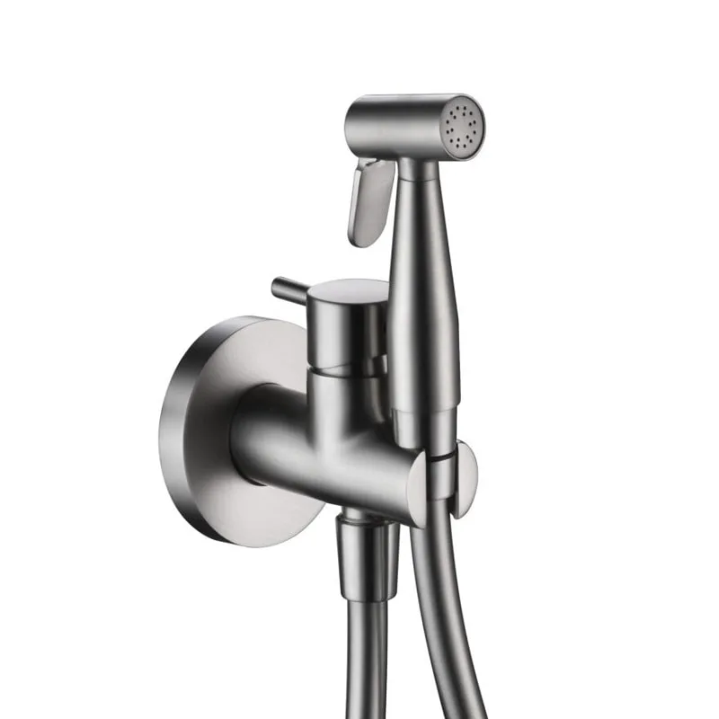 mi Higieninio dušo potinkinis maišytuvas | Munich Imex brushed nickel