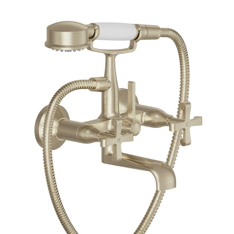 Carlos Primero vonios maišytuvas CP210 Nobili braižytas PVD žalvaris miele Carlos Primero vonios maišytuvas CP210 Nobili braižytas PVD žalvaris miele