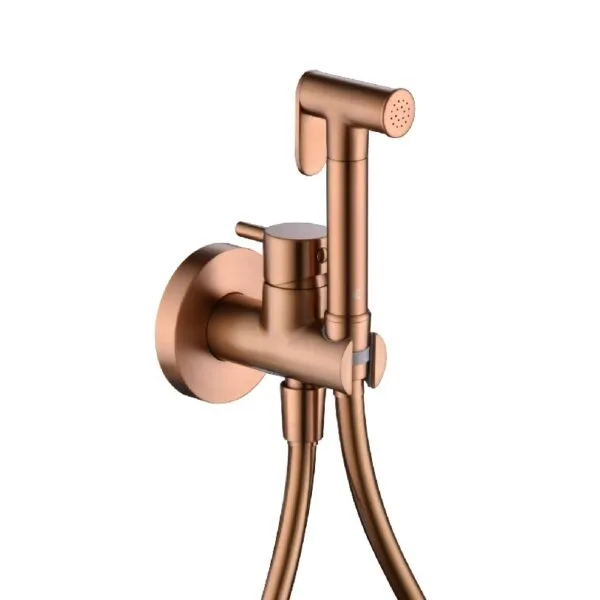 Potinkinis bidė maišytuvas grafito gunmetal PVD | Higieninis dušas