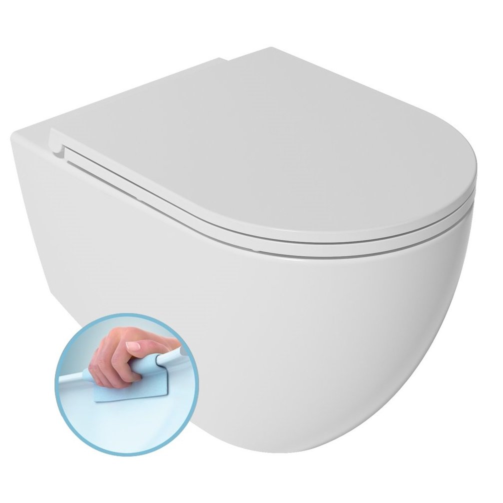 Pakabinamas klozetas Infinity Isvea Rimless