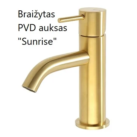 Bruma LEaf PVD braižyto aukso spalva Sunrise