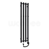 Juodas elektrinis džiovintuvas Wobbee BARNA 26x120cm su laidu W-BARN-26120BM2