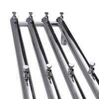 Chromuotas elektrinis džiovintuvas Wobbee BARNA 26x120cm su laidu W-BARN-26120CR7