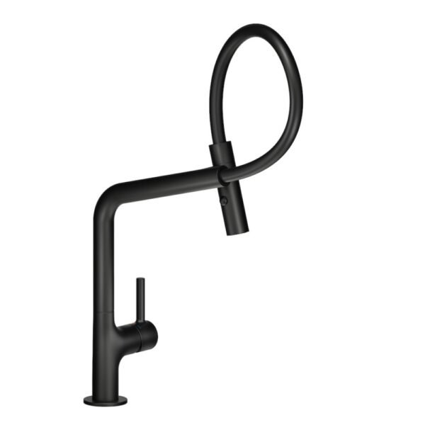 Virtuvės maišytuvas Nobili Lamp MP119400 juodas
