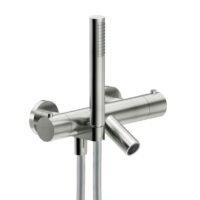 Termostatinis vonios maišytuvas Nobili Velis VE125010-2 inox plieno spalvos