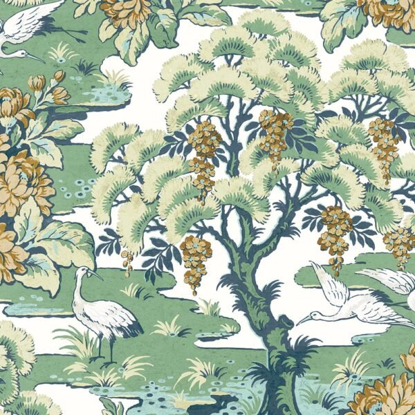 Tapetai pastelinės spalvos Chinoiserie CH30504