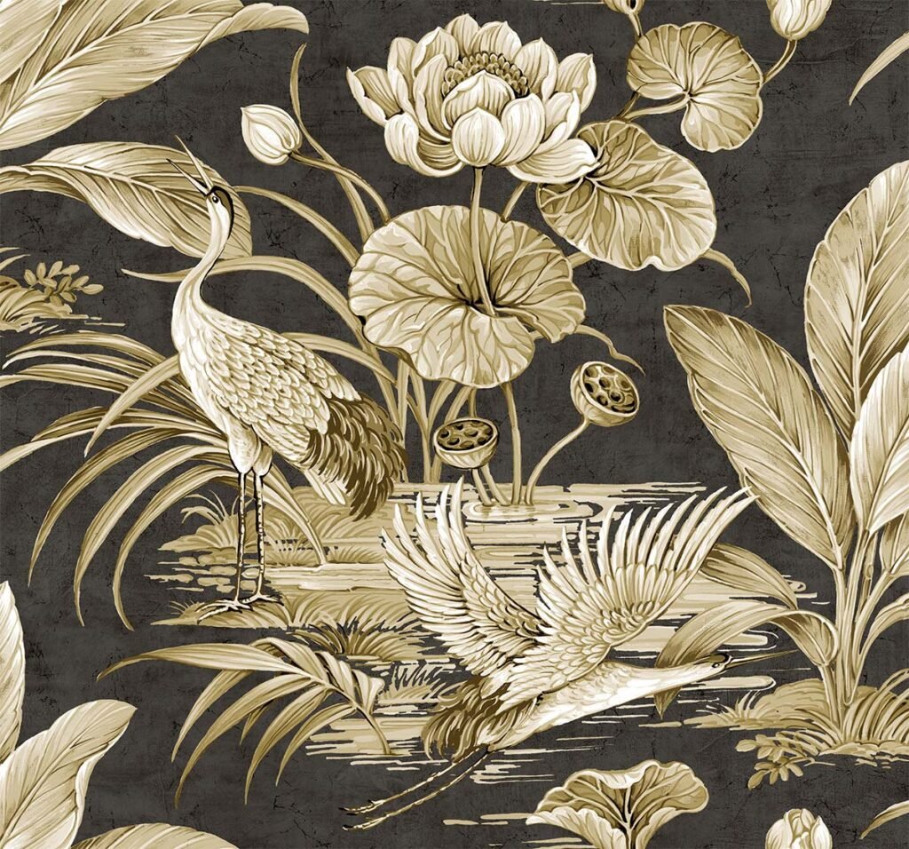 Klasikinio stiliaus tapetas Chinoiserie CH30915