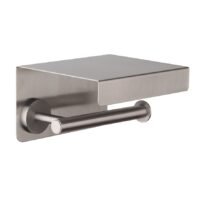 Nerūdijančio plieno wc popieriaus laikiklis su uždanga MX236