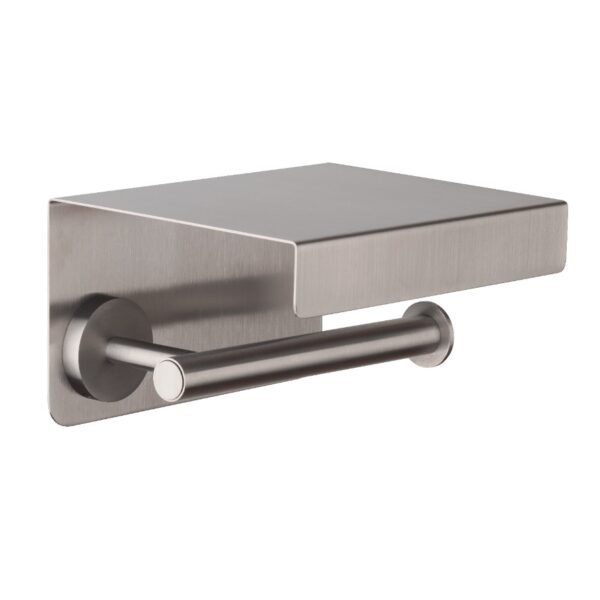 Nerūdijančio plieno wc popieriaus laikiklis su uždanga MX236