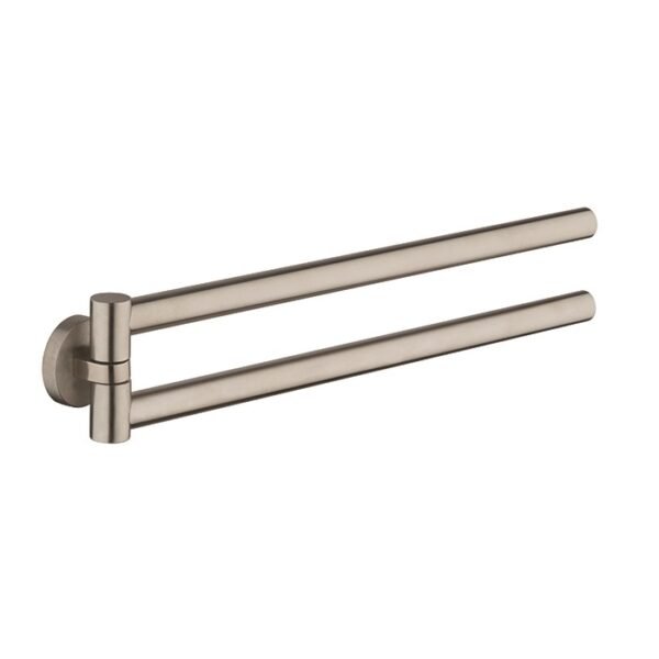 Nerūdijančio plieno reguliuojami laikikliai rankšluoščiams 35cm MX214