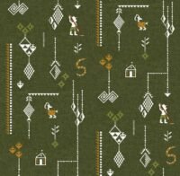 Tapetas bambuko faktūra Coordonne Sarape C00023 žalia spalva