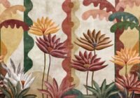 Spalvingas fototapetas Coordone Sarape C00046 gėlės