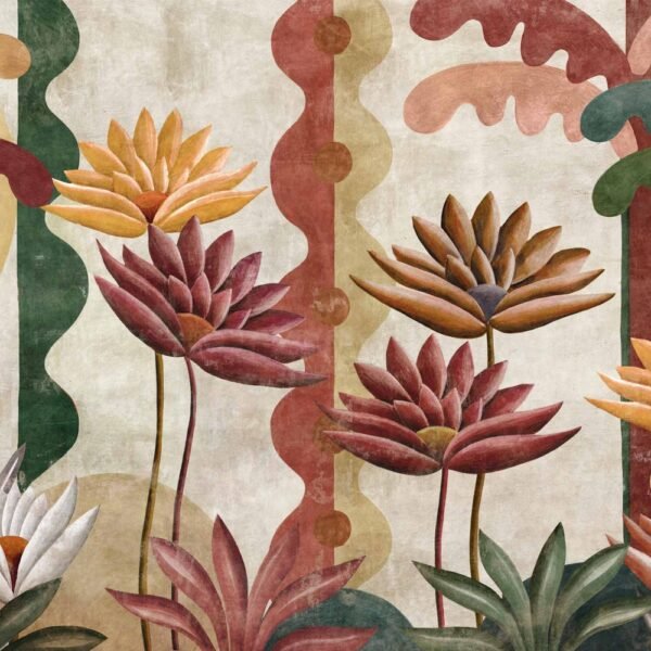 Spalvingas fototapetas Coordone Sarape C00046 gėlės