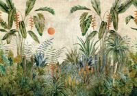 Augalinio rašto fototapetas Coordonne Sarape C00050 džiunglės tropikai
