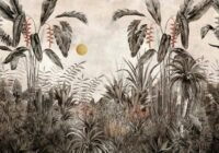 Foto tapetai Coordonne Sarape C00052 džiunglės tropikai