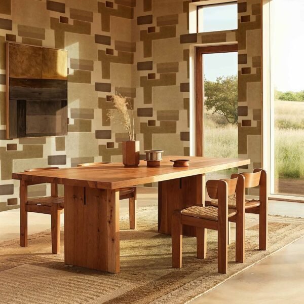 Coordonne tapetai valgomojo interjere Sapare kolekcija