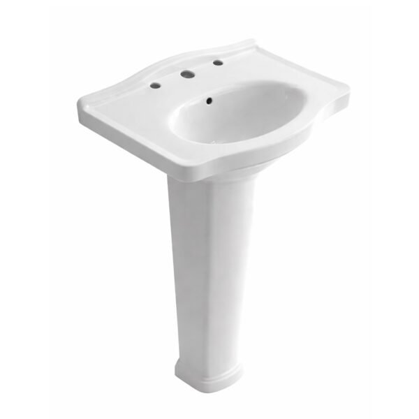 Klasikinis praustuvas 55cm su koja Galassia Ethos 8431