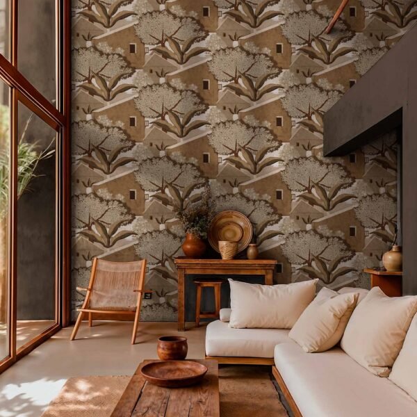 Modernūs tapetai lofto interjere Coordonne Sapare