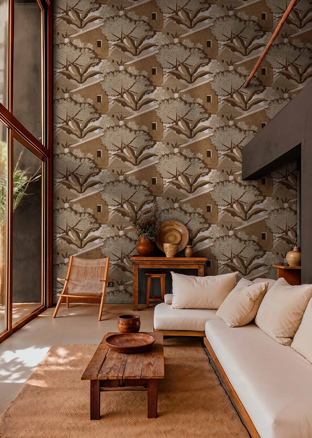 Modernūs tapetai lofto interjere Coordonne Sapare Modernūs tapetai lofto interjere Coordonne Sapare