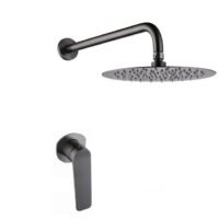 Potinkinis lietaus dušas gunmetal PVD spalva Imex Napoles Naples