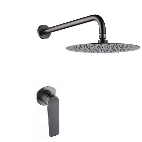 Potinkinis lietaus dušas gunmetal PVD spalva Imex Napoles Naples