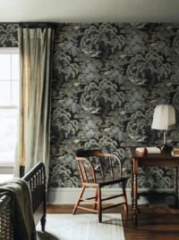 Prabangūs tapetai miegamajame Chinoiserie Wallquest