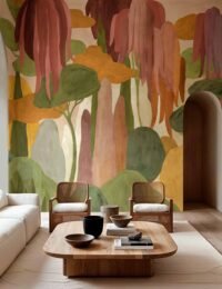 Svetainės fototapetas daug spalvų meksika Coordonne C00053