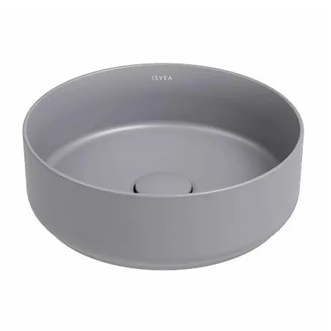 Isvea Infinity šviesiai pilkas praustuvas vonioje 10NF65036-2V grey