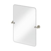 Klasikinis reguliuojamas veidrodis metaliniais laikikliais Burlington mi19091l-and-mirre45x65