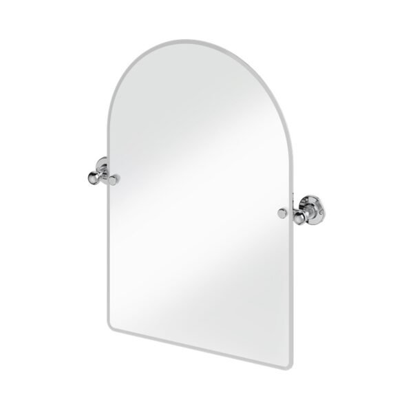 Klasikinis vonios veidrodis su metaliniais laikikliais Burlington mi18501g-mirar45x65