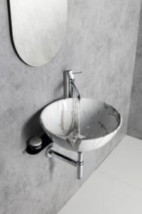 Marmuro rašto pastatomas praustuvas Dalma mm117 (1)