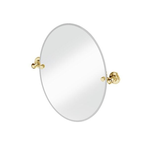 Ovalus klasikinis veidrodis Burlington reguliuojamas mi18501g-mirov40x50