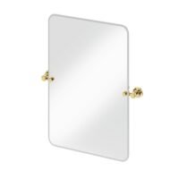 Retro stiliaus veidrodis be rėmo Burlington mi19091g-and-mirre45x65