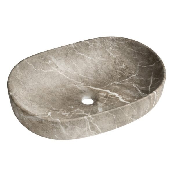 Smėlinio marmuro imitacijos praustuvas CA590BM Caleo