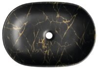 ca590pt juodo marmuro imitacijos praustuvas Caleo Sapho (3)