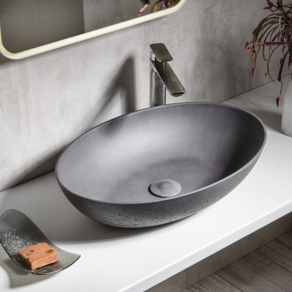 fg216 juodo betono praustuvas Formigo Sapho (1)