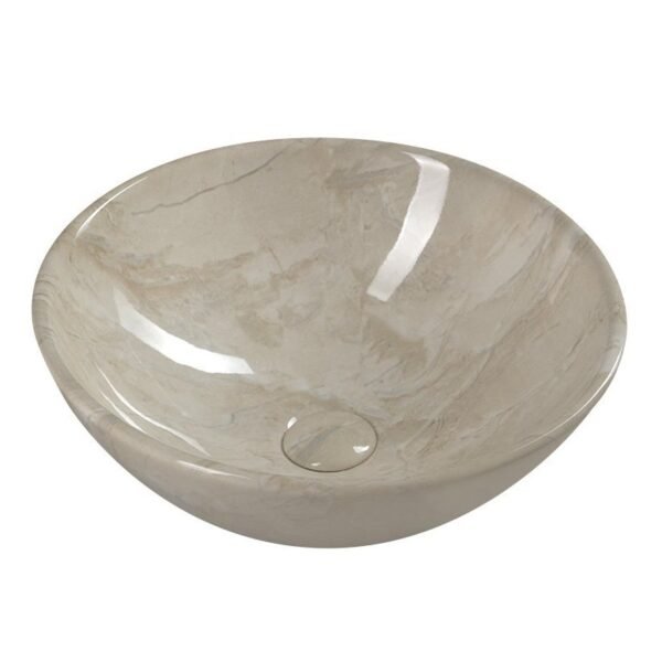 Smėlinio marmuro rašto imitacijos praustuvas Dalma 42cm mm127