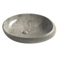 Rudo marmuro imitacijos praustuvas Dalma 68cm mm313